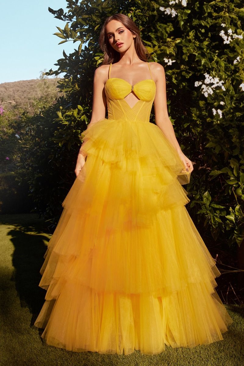 Tiered Ruffle Ball Gown LuxuryLifeWay Online Store
