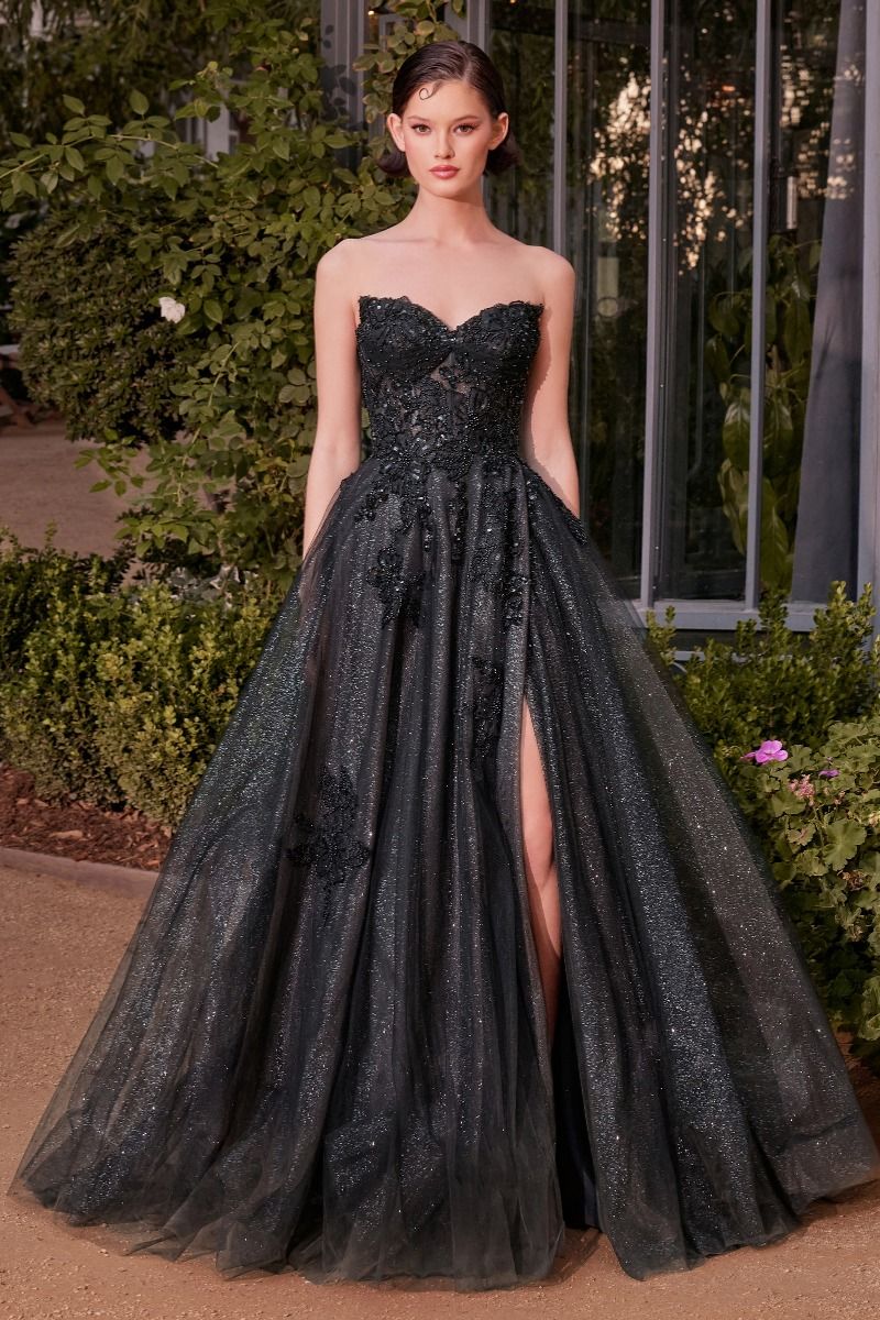 Strapless Layered Tulle Ball Gown LuxuryLifeWay Online Store
