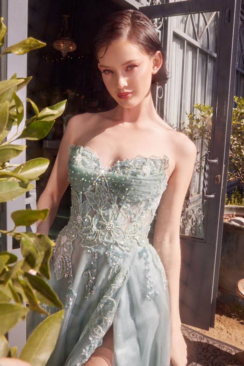 Strapless Layered Tulle Ball Gown LuxuryLifeWay Online Store