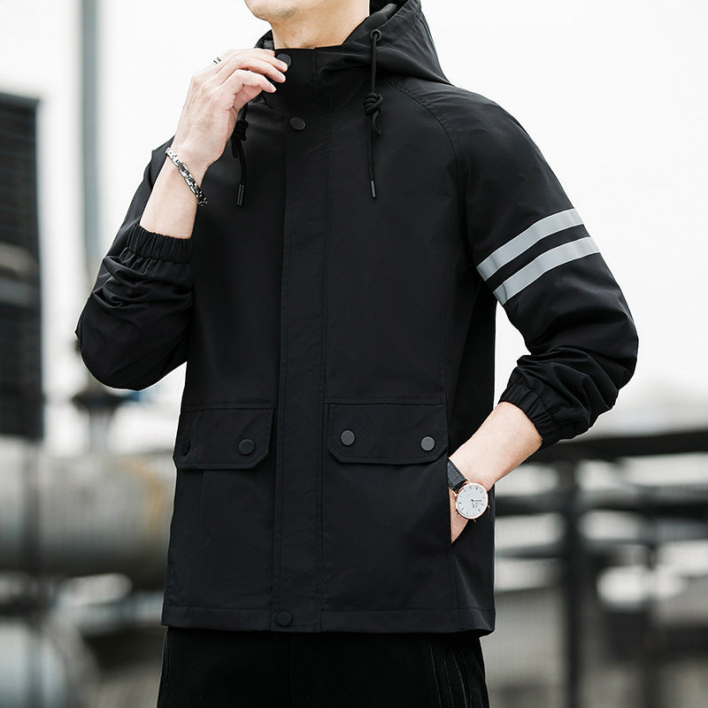 Men's Jackets In Korean Fashion Reflect Light NorixaFashion.com