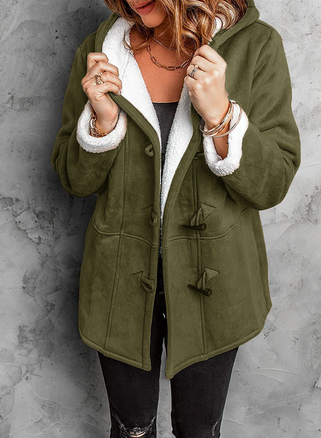 Women's Mid-length Windbreaker Coat Coat Warm Top LadyShow.Store
