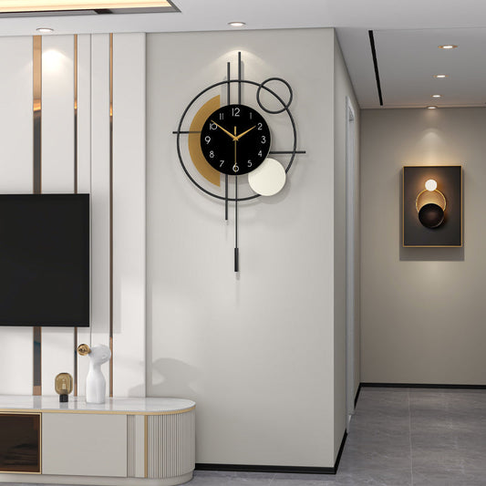 Modern Metal Wall Clock Creative Decorative Home Decor PearlNestDecor.com
