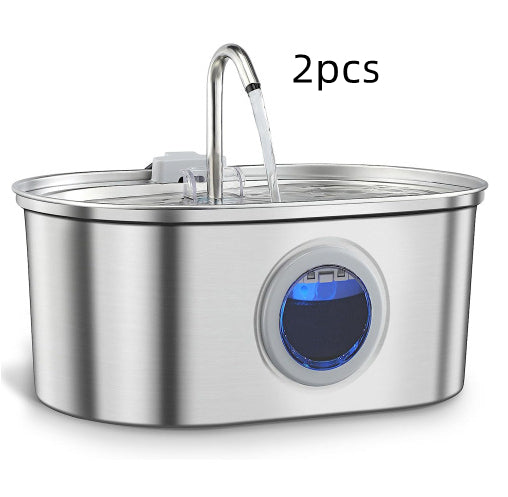 Water Feeder Stainless Steel Pet Water Dispenser Pets Fashion