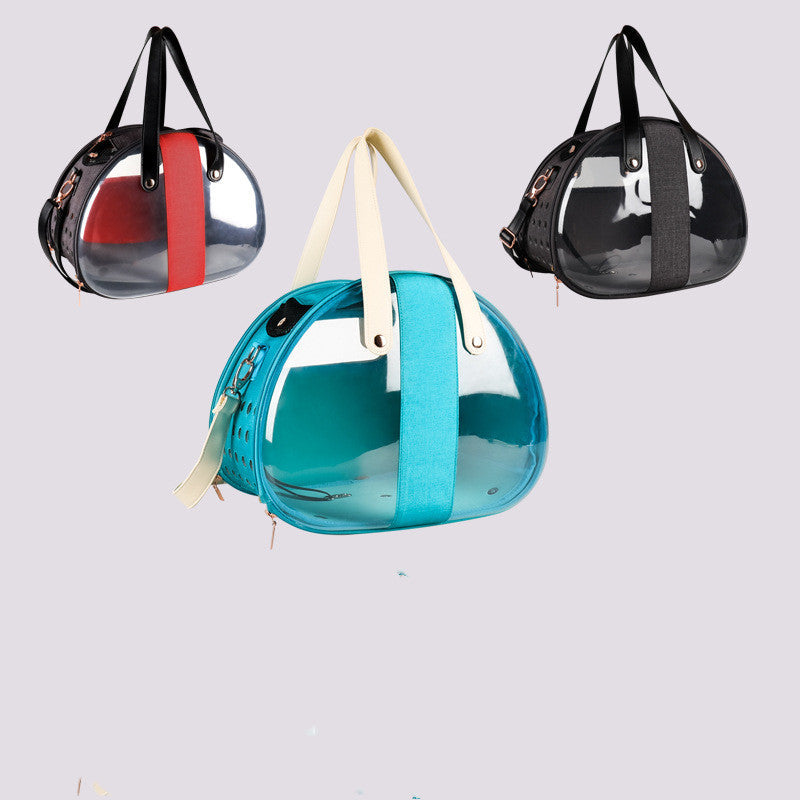 Double Fish Transparent Dog Bag Puppy Cat Cane Backpack Accessory Things Accessoires Bag Products Small Cage Pet Animal Seat Bed Double Fish Transparent Dog Bag Puppy Cat Cane Backpack Access Pets Fashion