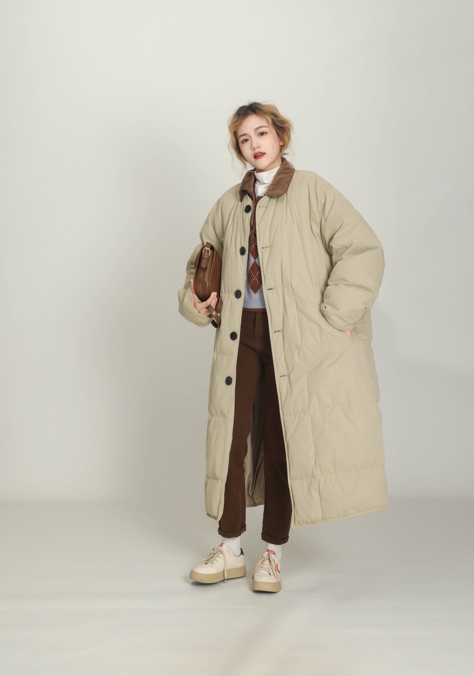 Winter New Cotton Jacket, Casual And Loose Fit, Knee Length Short Down Jacket LuxuryLifeWay Online Store