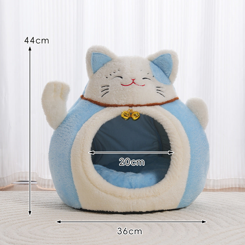 New Fortune Cat Bed Lucky Pet Nest Pets Fashion