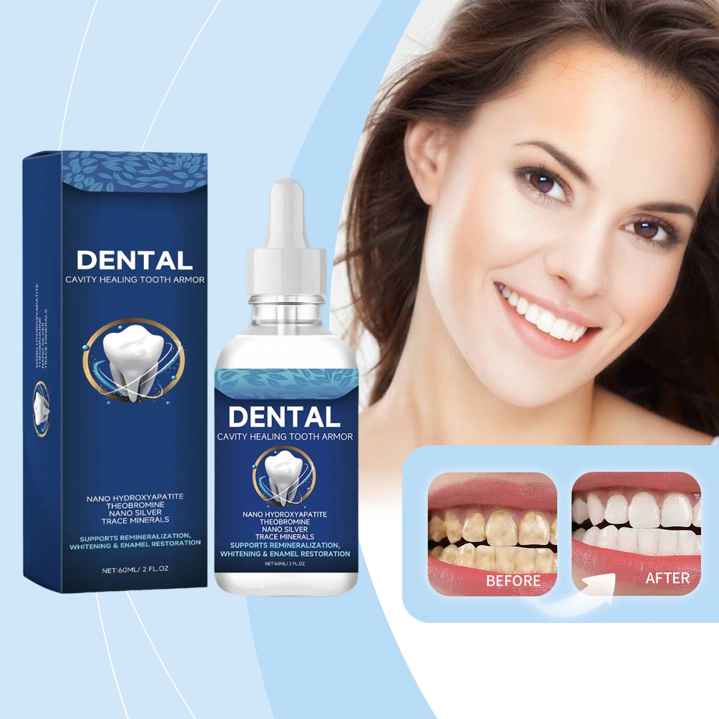 Tooth Care Liquid 60ml Tri Light Beauty