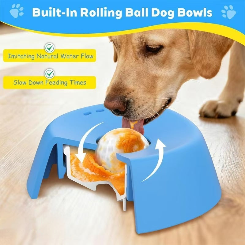 Pet Liquid Non-Slip Bone Broth Dog Licking Bowl Pets Fashion