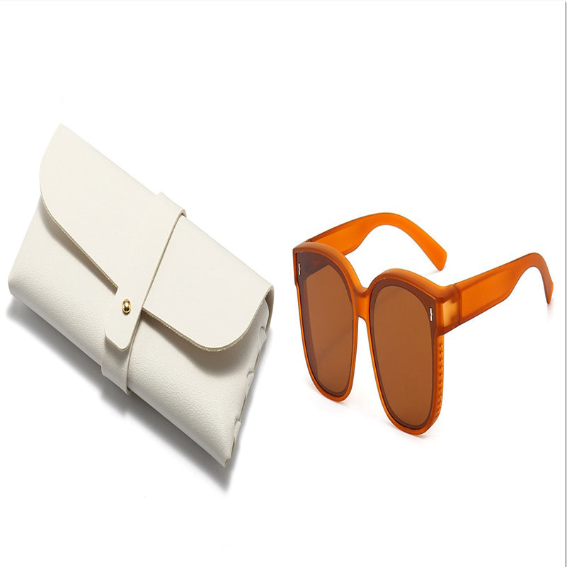 Summer Driving Sun Protection Polarized Light One Mirror Dual Use Anti Glare Trendy Sunglasses CJD