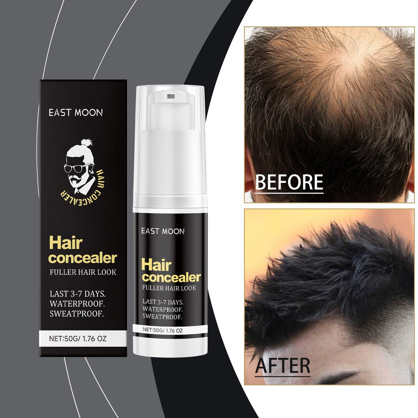 Scalp Concealer Black Tri Light Beauty