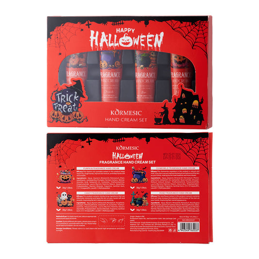 KORMESIC Halloween Hand Cream Set For Foreign Trade 30g-30g-30g-30g Tri Light Beauty