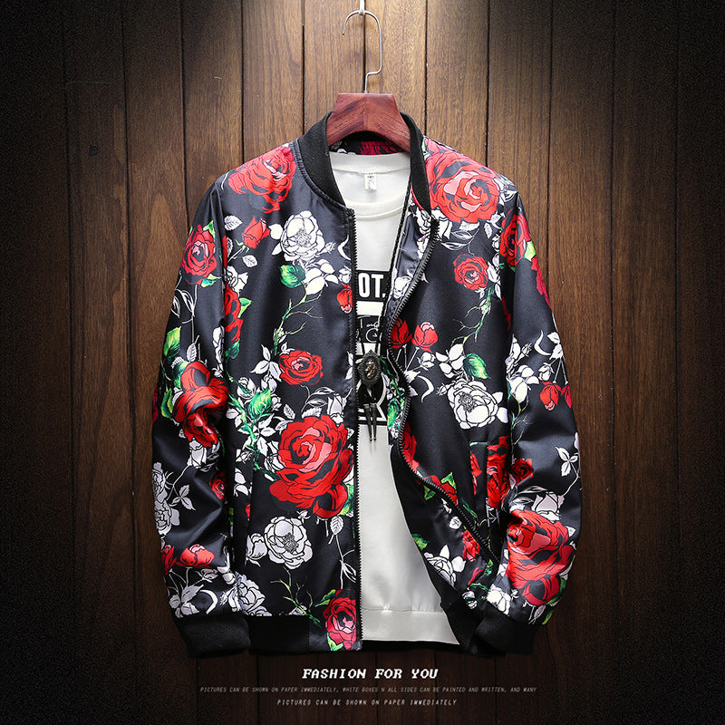 Trendy Men's Jacket with Stylish Print Design Pi-Mart