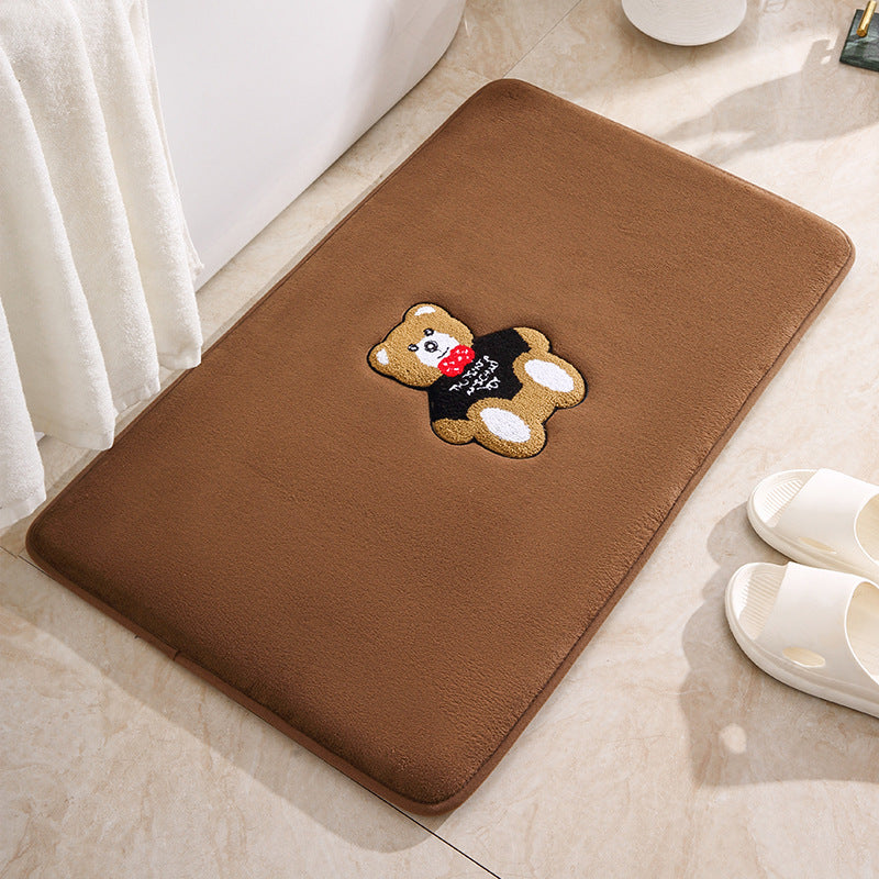 Absorbent Non-slip Living Room Bathroom Floor Mat