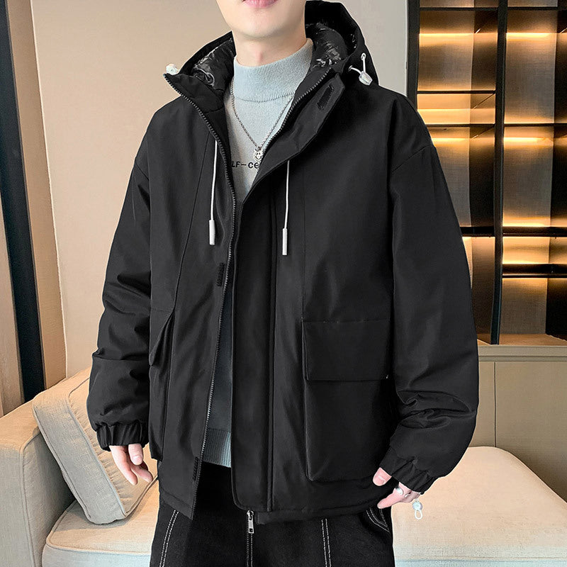Men's Cotton Clothing Thick Warm Jacket Plus Sizes Loose Best YouTube Store