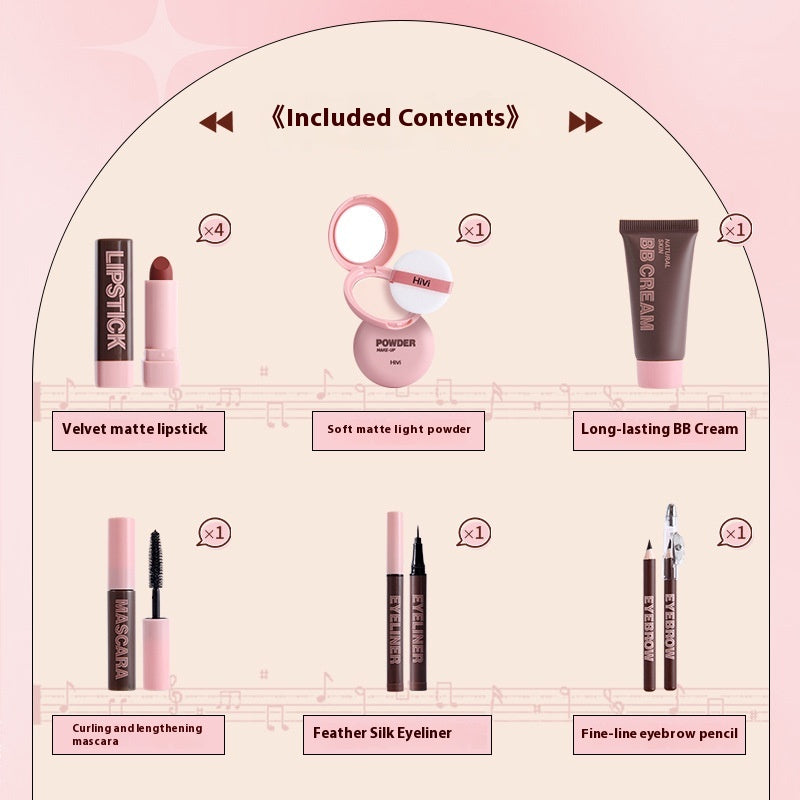Glue Record Limited Lipstick Powder Beauty Gift Set LadyShow.Store