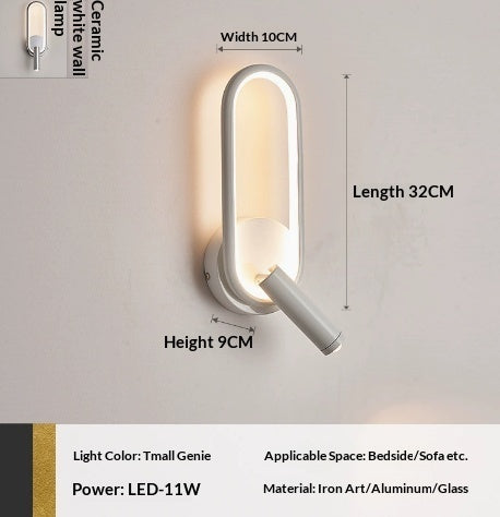Rotating Touch-Control Creative Wall Light For The Bedside PearlNestDecor.com
