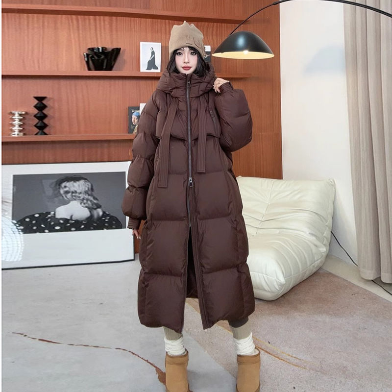 Padded Down Jacket Female Long Below The Knee LuxuryLifeWay Online Store