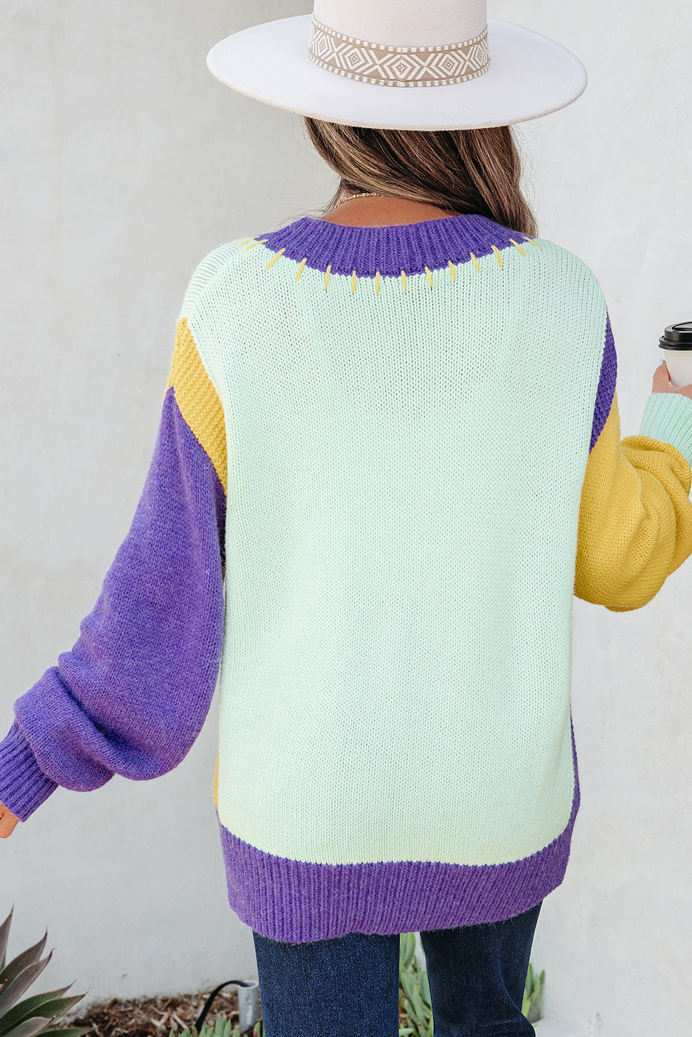 Colette Knitted Drop Shoulder Sweater LuxuryLifeWay Online Store