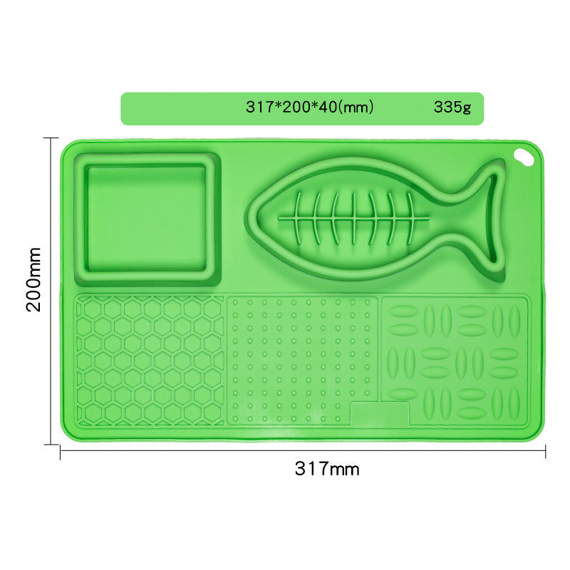 Multifunction Pet Slow Feeder Bowls Dog Licking Mat With Suction Cups For Anxiety Relief Dog Cat Water Drinking Eating Food Pets Fashion