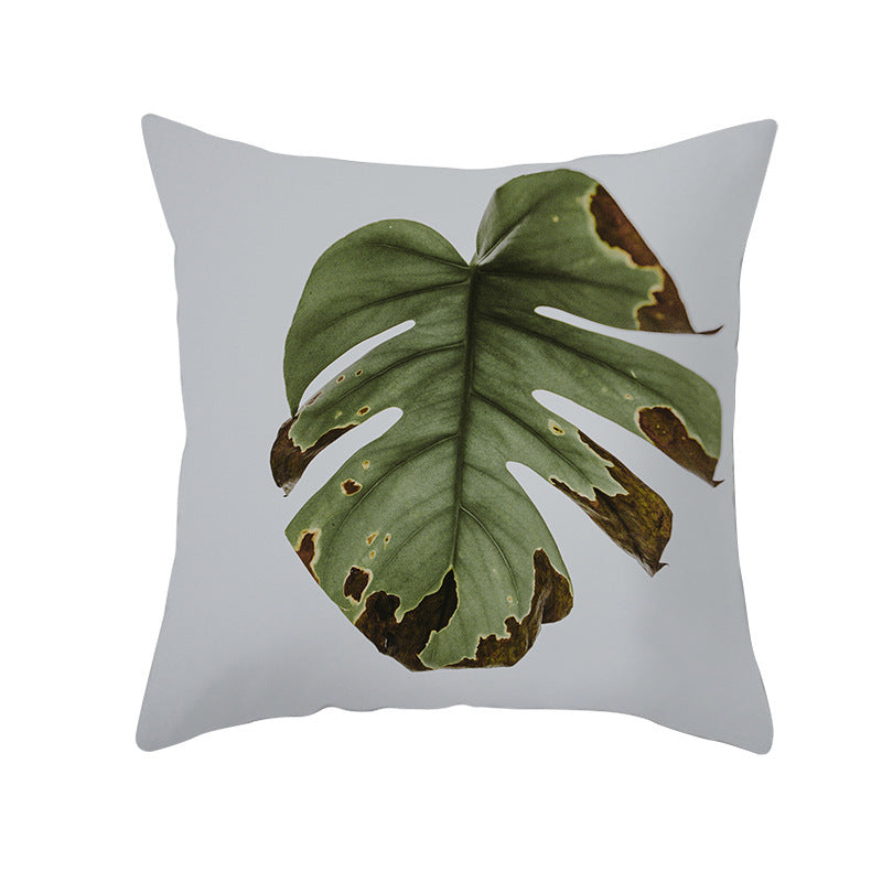 Tropical Plants Pillowcase Decor PearlNestDecor.com
