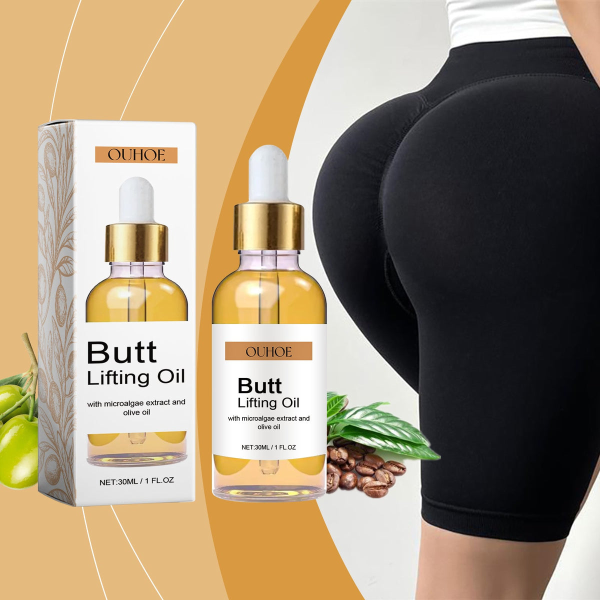 Hip Lifting Skincare Oil 30ml 1 Box Tri Light Beauty