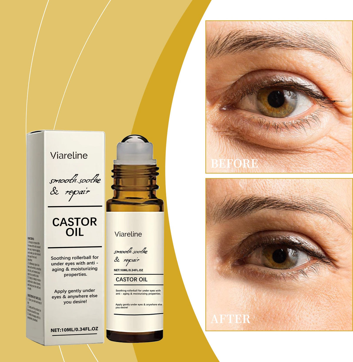 Eye Roller Firming Essential Oil Tri Light Beauty