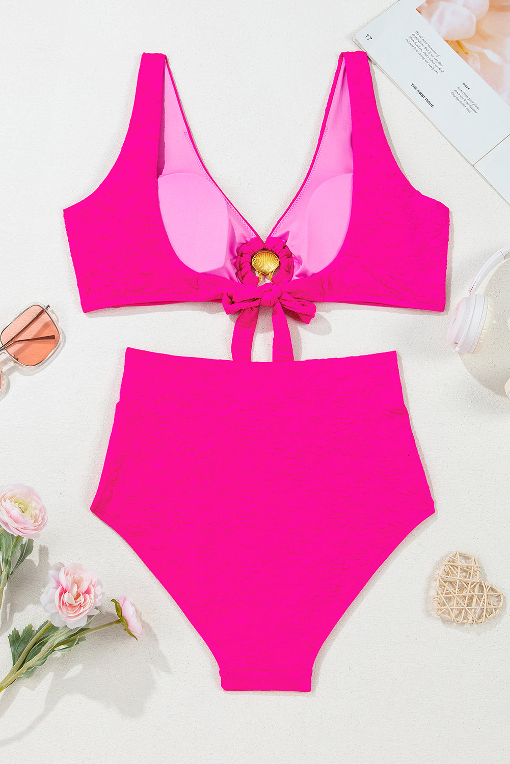 Sofia Knotted 2pcs Bikini Swimsuit LuxuryLifeWay Online Store