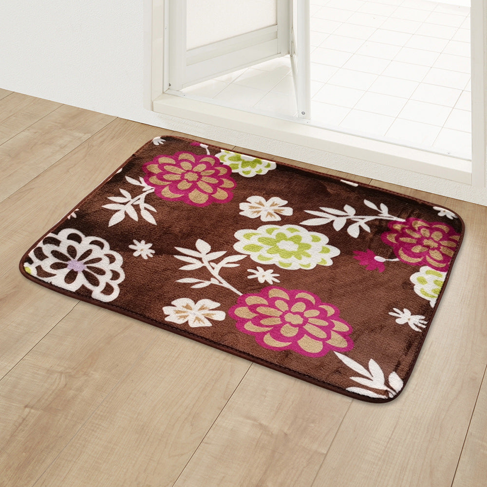 Door Kitchen Absorbent Carpet Bathroom Non-slip Floor Mat