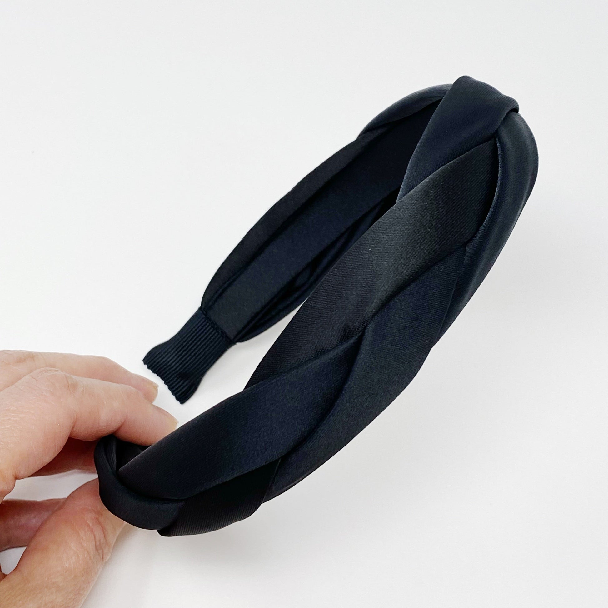 Satin Silk Braid Headband LadyShow.Store