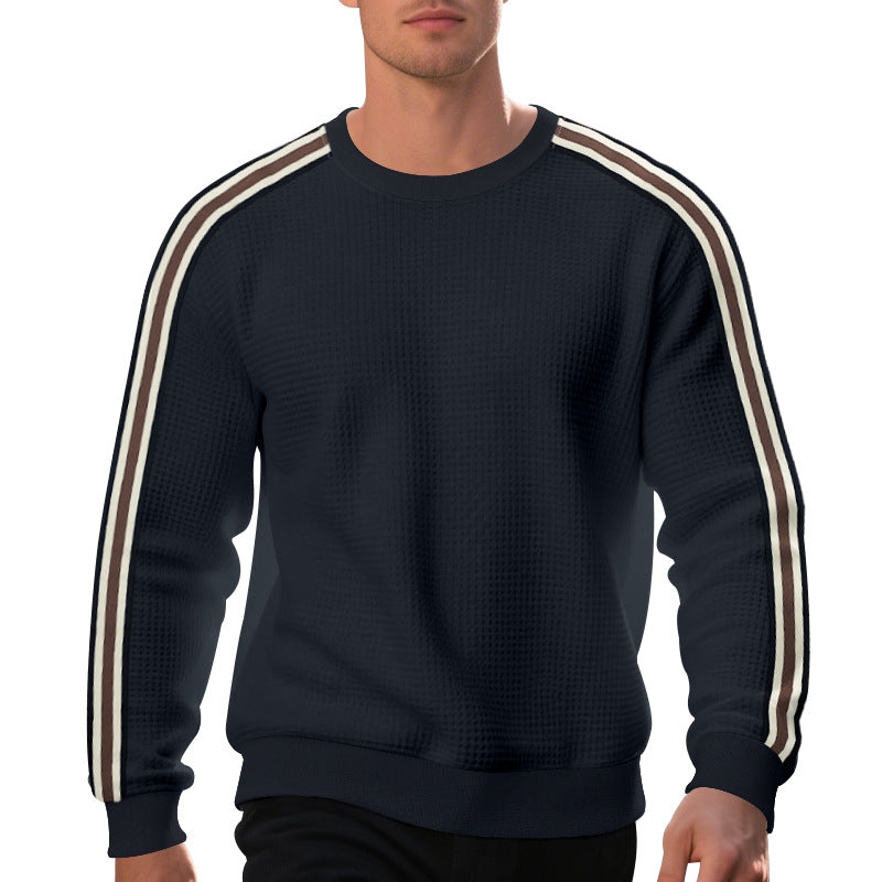 Casual Men's Loose Round Neck Sweater Thin LadyShow.Store