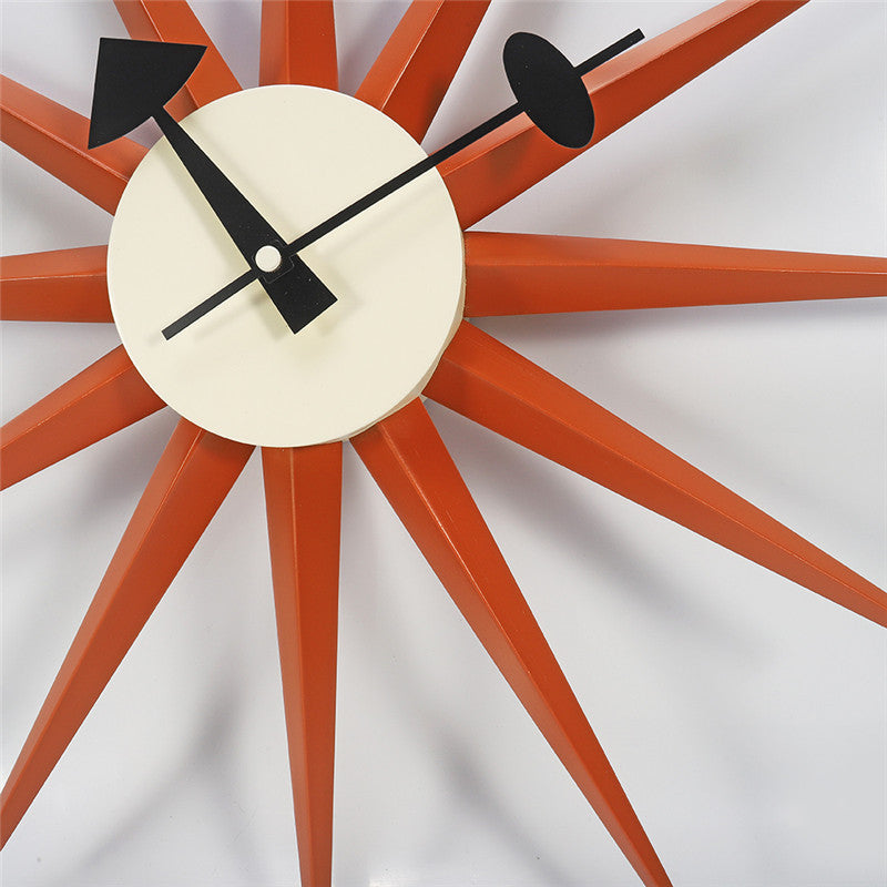 Creative Sun Light Wall Clock PearlNestDecor.com