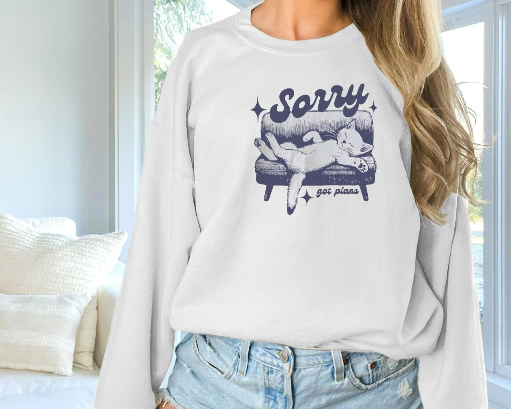 Women's Fashionable Solid Color Printed Long Sleeved Sweatshirt NorixaFashion.com