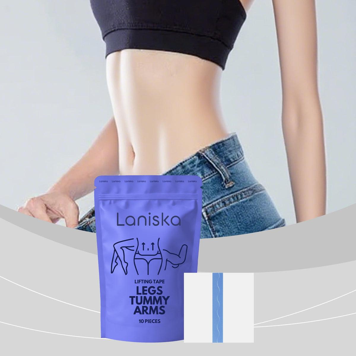 Comfortable, Lightweight, And Suitable For The Body's Skin. Convenient Daily Care Patches, Shaping Aids, 10pcs, 1 Bag Tri Light Beauty