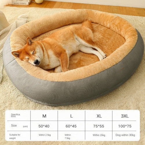 Removable And Washable Dog Bed Warm Cat Bed For Sleeping Pets Fashion