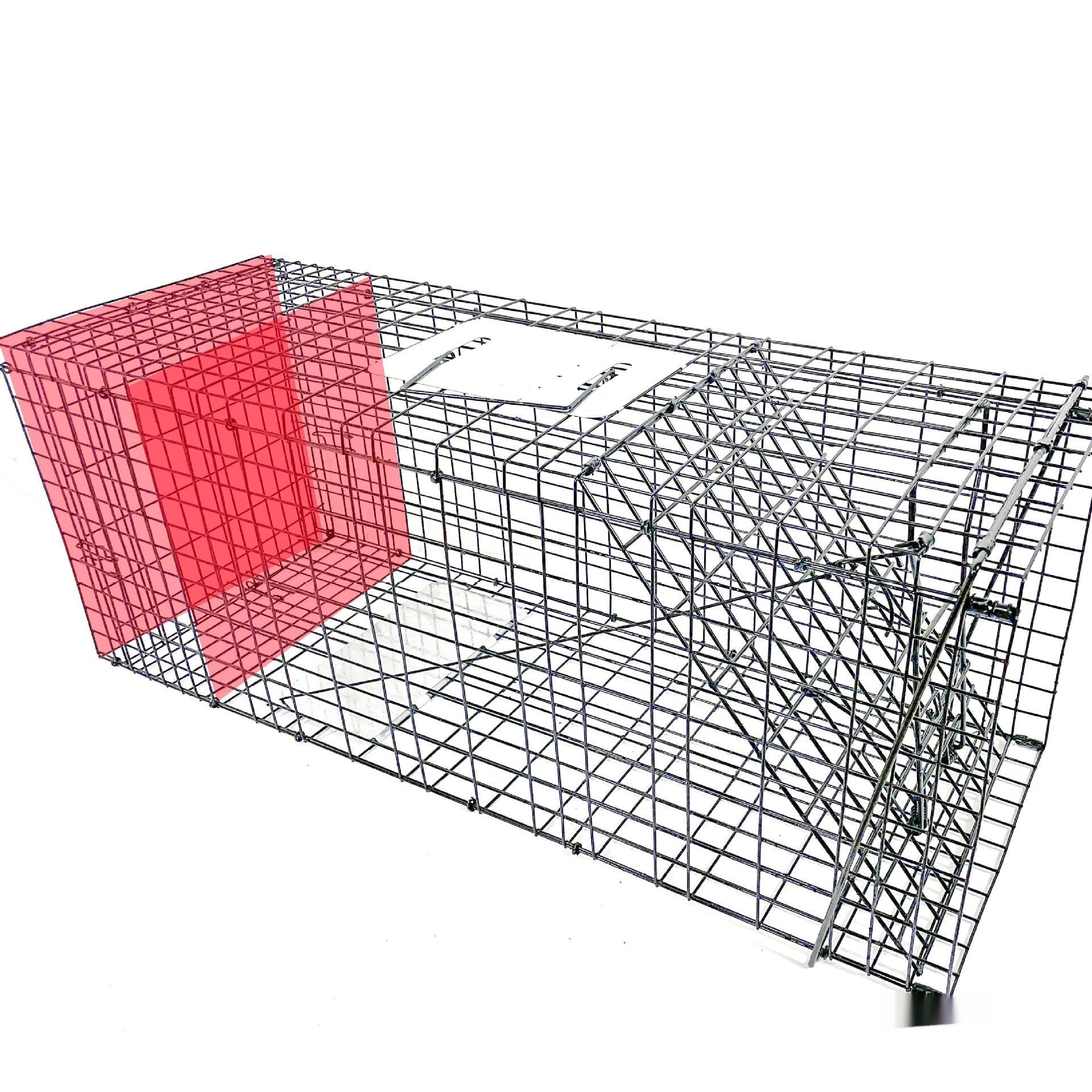 Fully Automatic Cat-trap Cage Foldable Pedal Galvanized Cat Cage Love Rescue Cage Pets Fashion