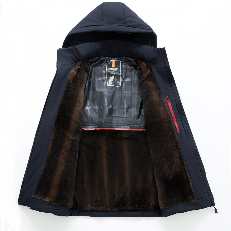 Thickened Cotton-padded Coat Men's Cotton Clothing Warm Best YouTube Store