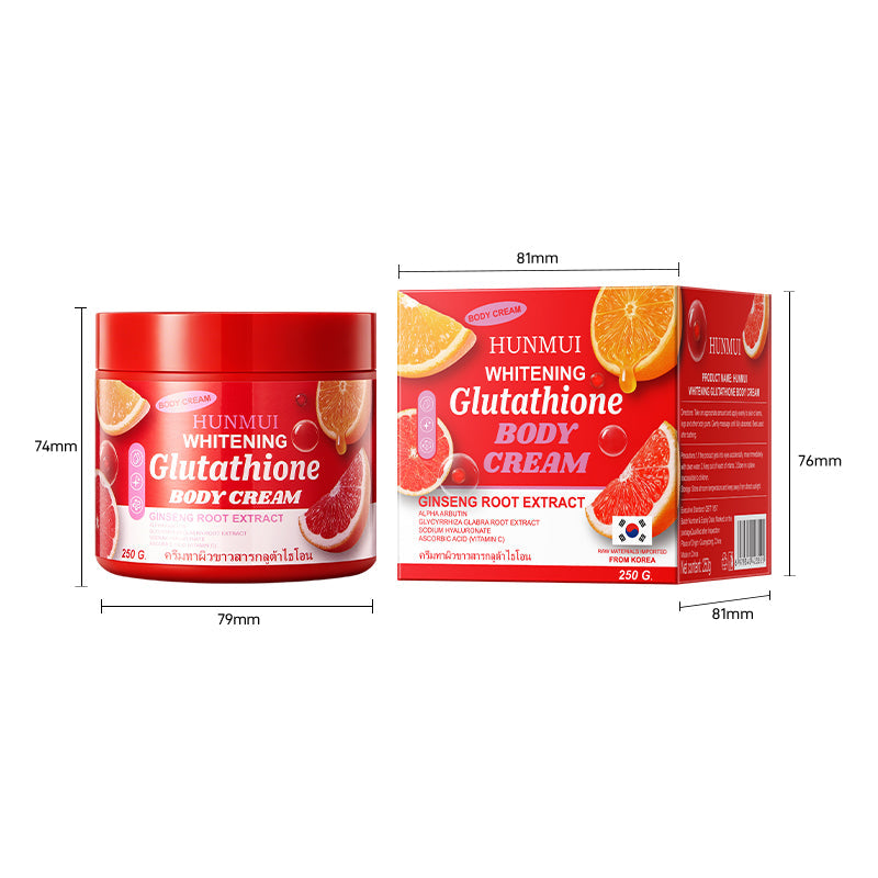 HUNMUI Whitening Glutathione Body Cream 250g Tri Light Beauty