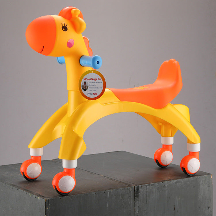 Silent Wheel Musical Walker, Cartoon Ride-On Toy LuxuryLifeWay Online Store