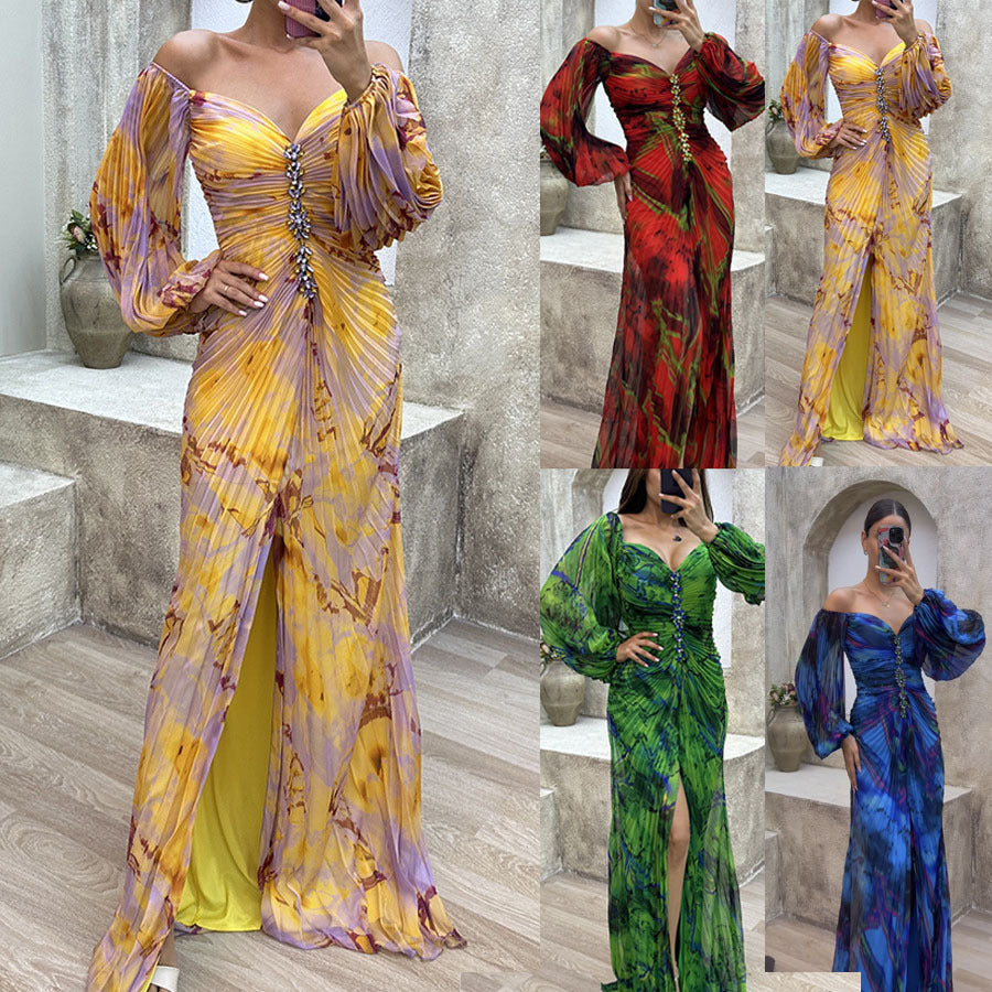 New Party Pleated Loose Casual Women's Clothing Dress Best YouTube Store
