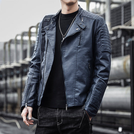 Men's Clothing Leather Jacket Coat Autumn And Winter Best YouTube Store