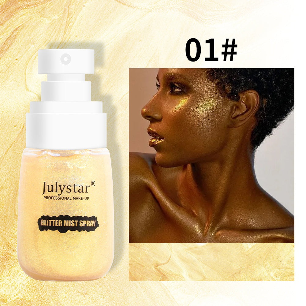 Makeup Facial Repair Brightening Face Lift Cream Durable Waterproof And Sweatproof Body Natural Highlight Spray LadyShow.Store
