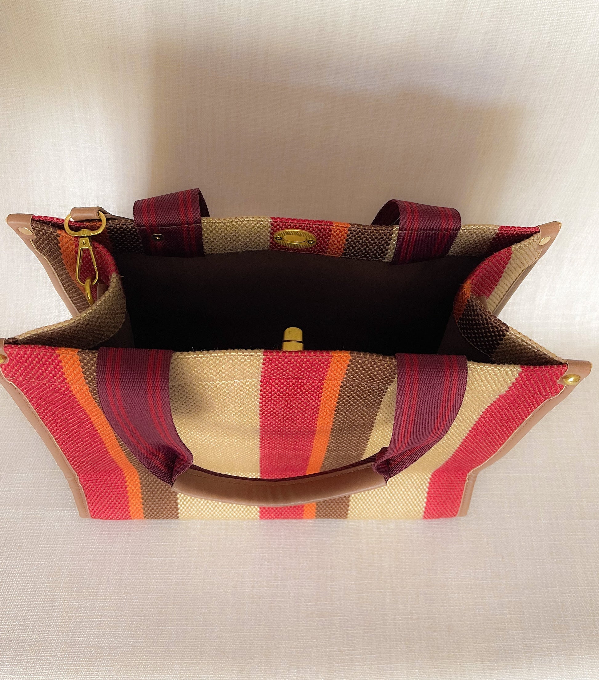 Stripe Tote LadyShow.Store