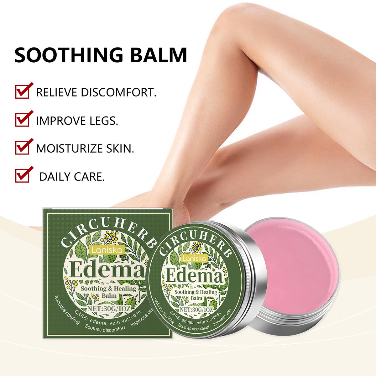 Edema Soothing Repair Cream 30g-box Tri Light Beauty