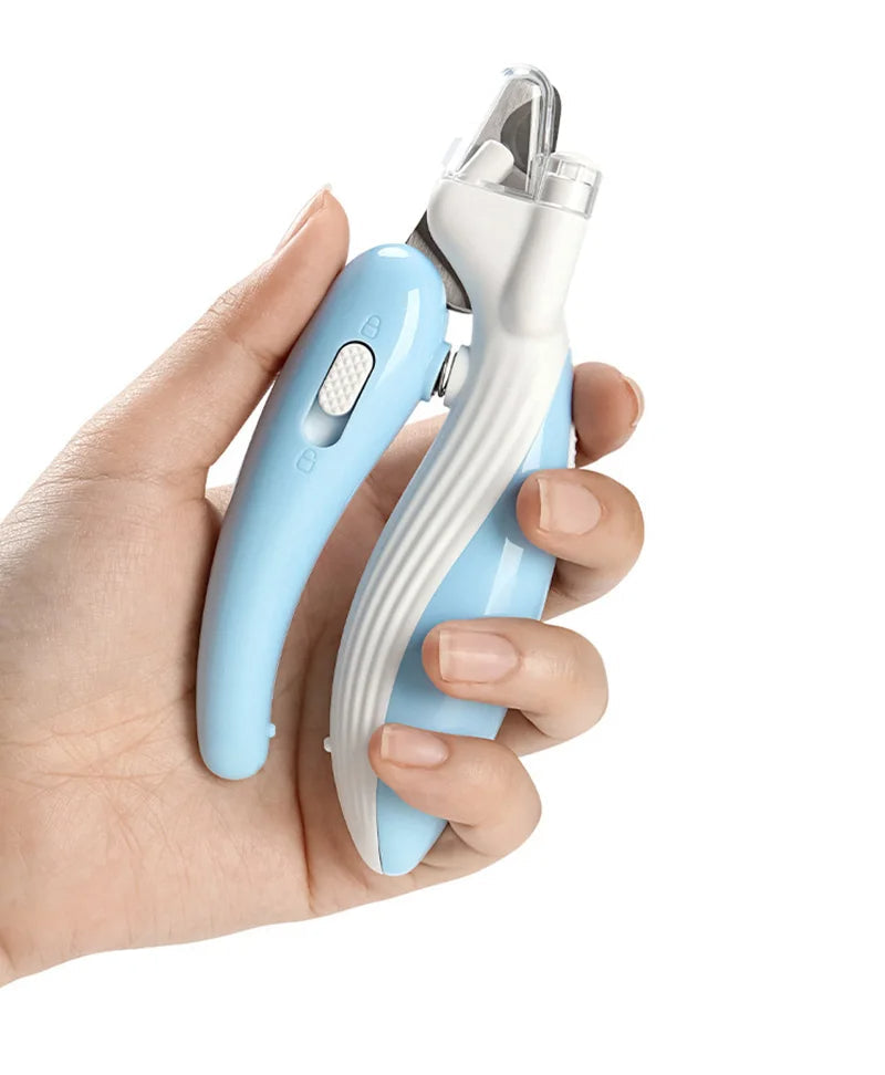 Pet Nail Clippers Dog Nail Clippers Cat Nail Clippers LED Electric Nail Grinder Pet Supplies LED Light Pet Nail Clippers LadyShow.Store