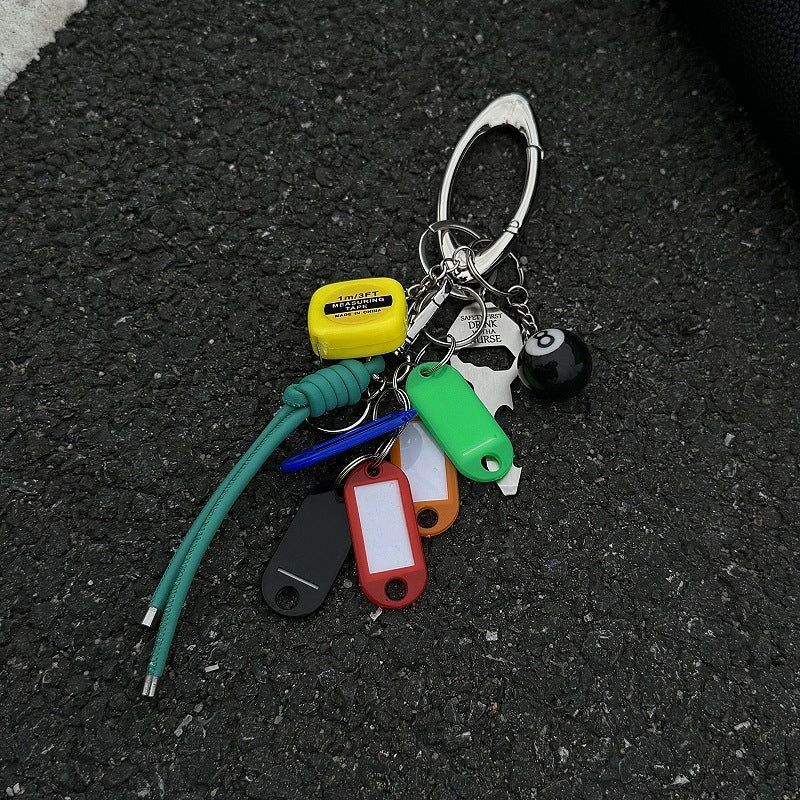 Fashion Personality Multi-element Pendant Keychain LadyShow.Store