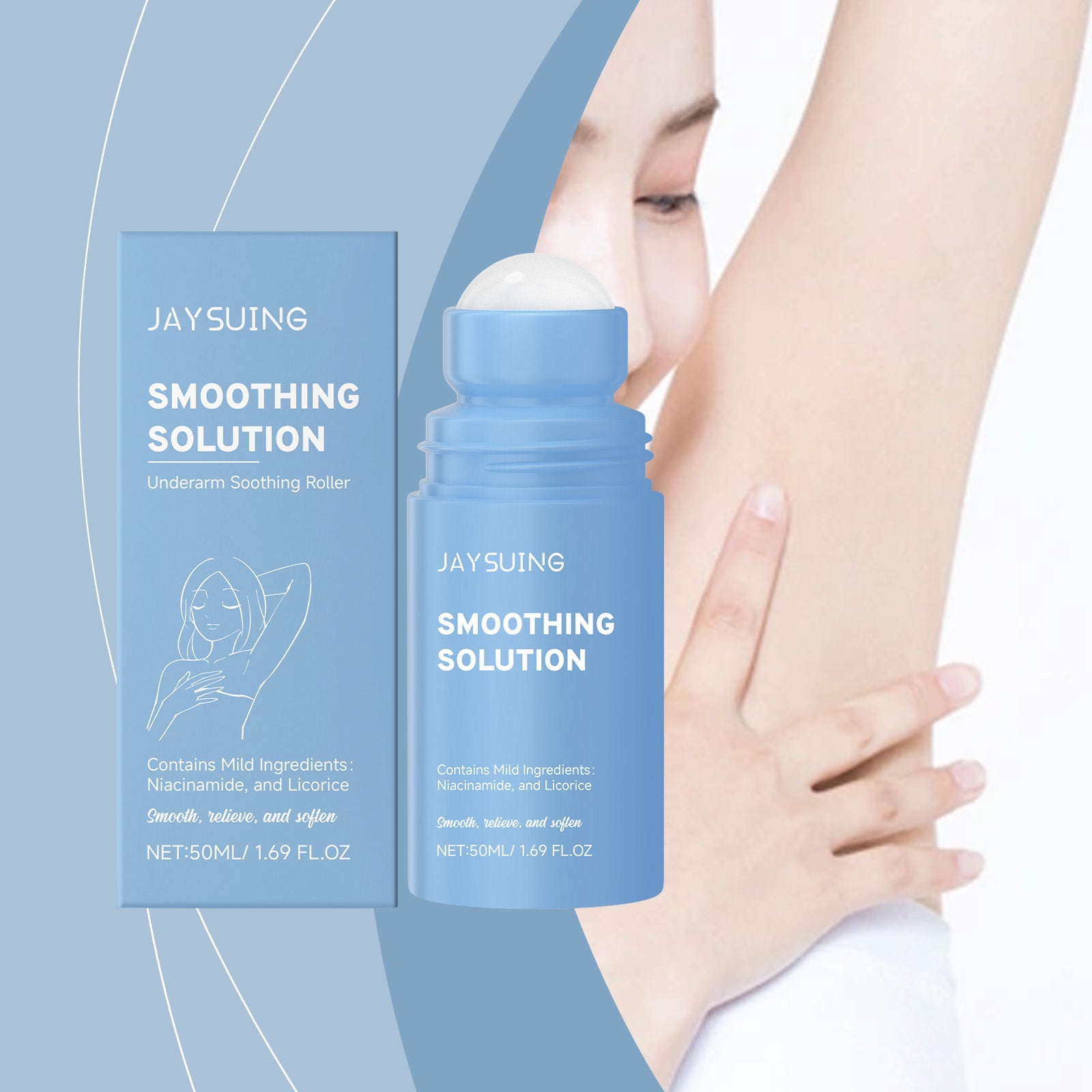 Soothing Underarm Roll-on After Shaving 50ml Tri Light Beauty