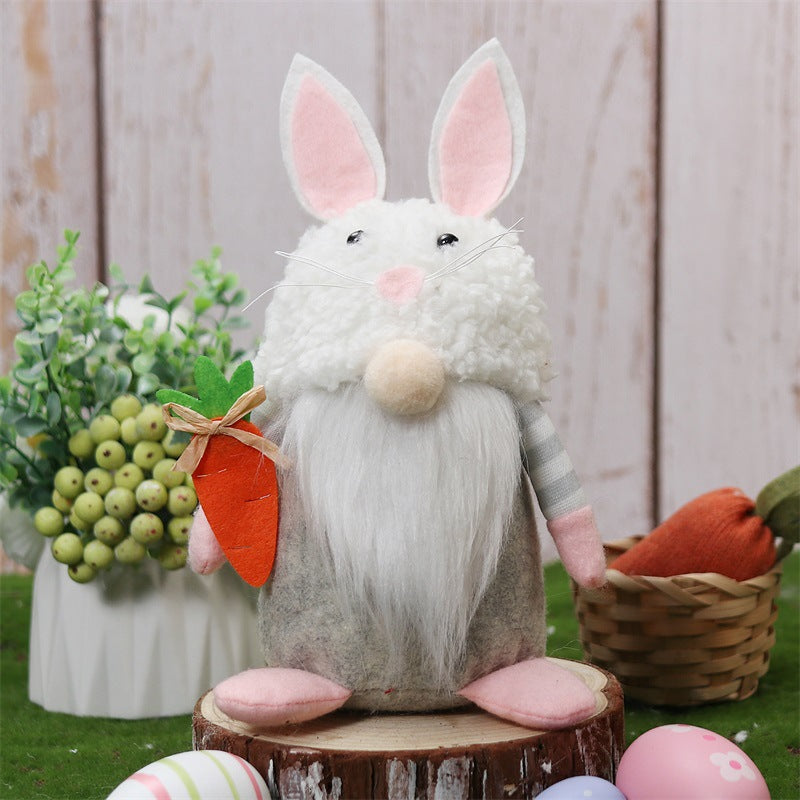 Easter Bunny Doll Presents A Holiday Ornament Gift