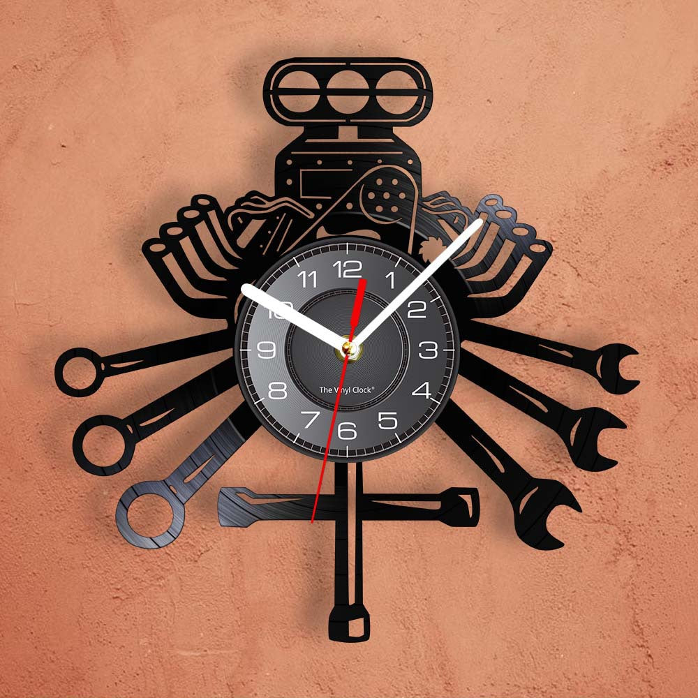 Gramophone Record Wall Clock Wall Clock PearlNestDecor.com