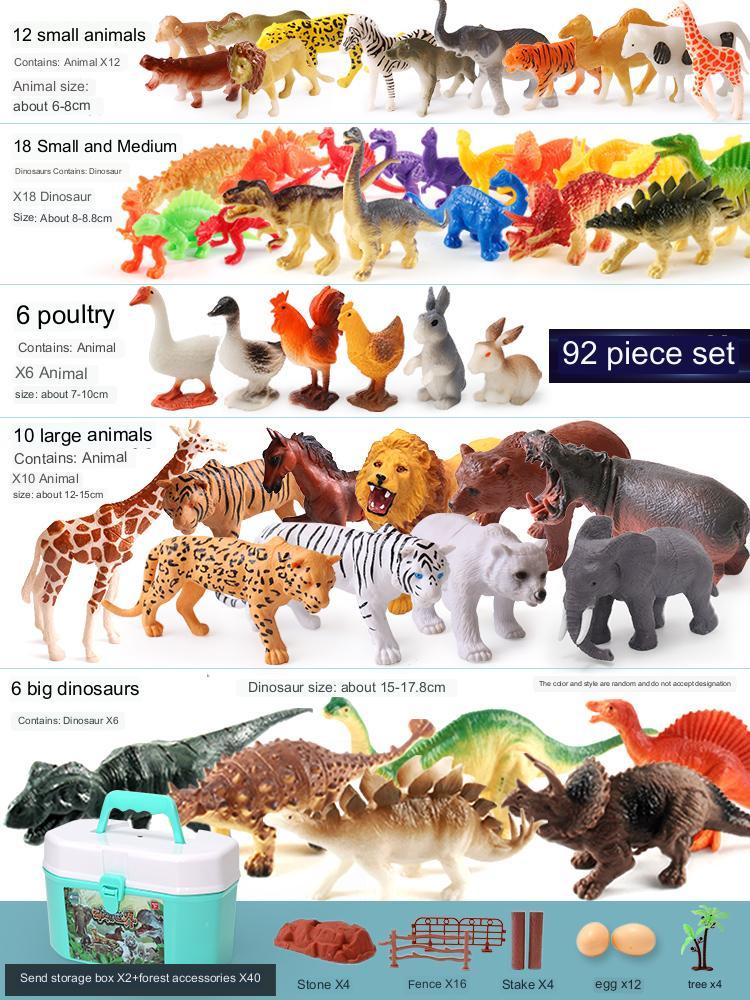 Simulation Of Animal Toy Model Sets