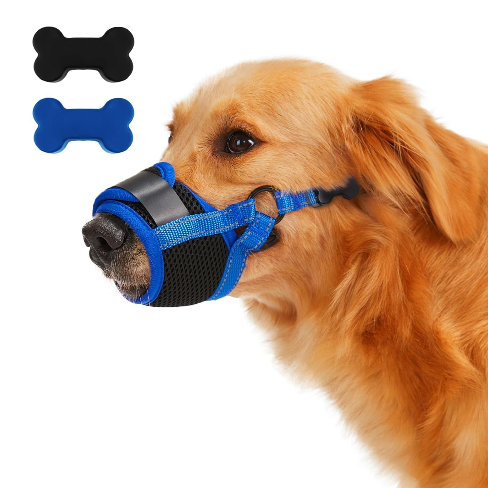 New Cotton Dog Muzzle, Anti-Bite And Anti-Accidental Eating Dog Muzzle, Adjustable Dog Mask, Pet Supplies Factory Direct Supply Wholesale Pets Fashion